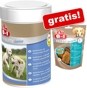 8IN1 8In1 Multi Vitamin Junior 100Tabl. - Suplementy i witaminy dla psów - miniaturka - grafika 5