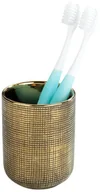 Kubki na szczoteczki do zębów - Wenko Kubek na szczoteczki do zębów RIVARA złoty 24400100 - miniaturka - grafika 1
