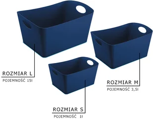 Koziol Organizer Łazienkowy Organic Boxxx Zielony M 29,7x20,3 - Pojemniki łazienkowe - miniaturka - grafika 2