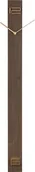 Zegary - Karlsson Zegar ścienny Discreet Long ciemne drewno KA5780DW - miniaturka - grafika 1