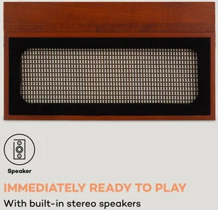 Auna Sarah Ann brązowy - Gramofony - miniaturka - grafika 6