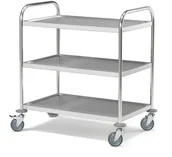 Inne urządzenia handlowo-usługowe - AJ Wózek 520x845x950mm z 3 półkami 27001 - miniaturka - grafika 1