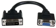 Kable - StarTech Kabel DVI-I D-Sub VGA 0.2 Czarny DVIVGAMF8IN - miniaturka - grafika 1
