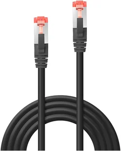 Lindy 47395 Kabel sieciowy skrętka) RJ45 Cat.6 S/FTP TPE Czarny 3m LY-47395 - Kable miedziane - miniaturka - grafika 2