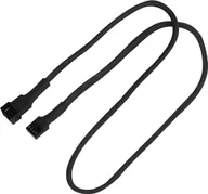 Kable komputerowe i do monitorów - Nanoxia Kabel zasilający 4-Pin PWM przedłużacz 60cm black - 900100012 - miniaturka - grafika 1