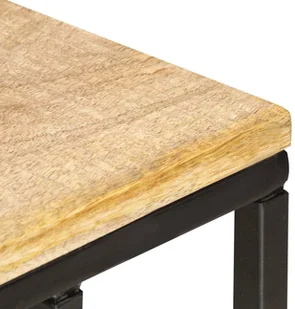 vidaXL Stolik boczny 35x45x65 cm lite drewno mango 286400 - Szafki nocne - miniaturka - grafika 6