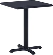 Stoły ogrodowe - vidaXL Stolik ogrodowy, czarny, 60x60x75 cm - miniaturka - grafika 1