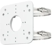Akcesoria do monitoringu - BCS Uchwyt słupowy do kamer ASM-ATU-B biały ASM-ATU-B - miniaturka - grafika 1