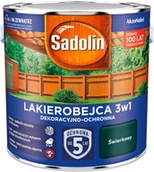 Lakiery do drewna - Sadolin Lakierobejca 3w1 świerkowy 2,5L - miniaturka - grafika 1