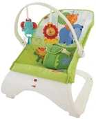 Leżaczki i huśtawki - Fisher Price Zielony CJJ79 - miniaturka - grafika 1