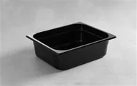 Pojemniki i kosze gastronomiczne - Hendi Pojemnik GN 1/2 100 mm, czarny poliwęglan | , 862421 HENDI-862421 - miniaturka - grafika 1
