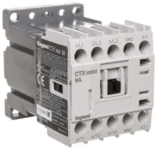 Legrand 417021 STYCZNIK CTX3 MINI 3P 9A 1NO 24V DC - Sterowniki i przekaźniki - miniaturka - grafika 3