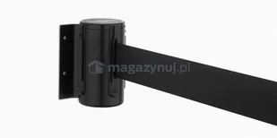 Tensator Rozwijana taśma ostrzegawcza + kaseta MINI na śruby, zapięcie magnetyczne (Długość 2,3 m) - Pachołki i taśmy ostrzegawcze - miniaturka - grafika 3