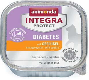 Animonda Integra Protect Diabetes dla kota z drobiem tacka 100g - Mokra karma dla kotów - miniaturka - grafika 3