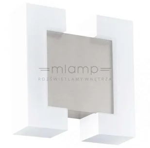 Eglo Zewnętrzna LAMPA ścienna SITIA 95988 kwadratowa OPRAWA elewacyjna LED 9,6W kinkiet do ogrodu outdoor IP44 grafitowy biały 95988 - Lampy ogrodowe - miniaturka - grafika 4