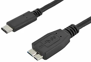 PremiumCord Kabel USB USB 3.1 C USB 3.0 Micro-B 1m ku31cmb1bk - Kable komputerowe i do monitorów - miniaturka - grafika 2