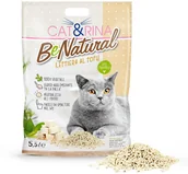 Żwirek dla kotów - Cat&rina Cat&Rina Be Natural Tofu - wegański żwirek dla kotów, naturalny - Pojemność: 5,5L CR-14780 - miniaturka - grafika 1