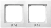 Klawisze i ramki - LEDart 2-krotna do łączników IP-44, Ospel As RH-2G/00, kolor biały - miniaturka - grafika 1