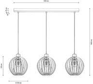 Lampy sufitowe - ENVOLIGHT Envolight Clay lampa wisząca sklejka brzoza 3-pkt. - miniaturka - grafika 1