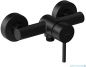 Baterie wannowe i prysznicowe - Oltens Molle prysznicowa ścienna czarny mat33000300 - miniaturka - grafika 1