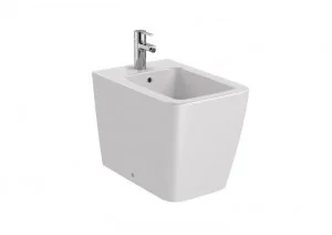 Roca Inspira Square bidet stojący Perłowy A357537630 - Bidety - miniaturka - grafika 2