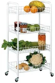Wózki kuchenne - Rayen rayen 1111.01 Wózek do serwowania: 4 pięter, 41 x 26 x 79 cm 1111.01 - miniaturka - grafika 1