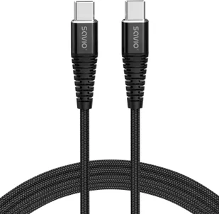 Savio KABEL USB TYP C - USB TYP C 5A, 1M CL-159 - Kable USB - miniaturka - grafika 2