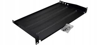 KaTLINK Półka KATLINK 19" 1U 250 mm RAL 9005 SPKLOKEL0050 - Kable miedziane - miniaturka - grafika 5