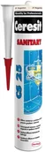 Silikony - Ceresit Silikon sanitarny CS 25 pergamon 280 ml 1993375 - miniaturka - grafika 1