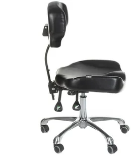 Beauty System Taboret tatuażysty obrotowy z oparciem ELMO INKOO BSBD-ELMO - Meble kosmetyczne - miniaturka - grafika 3