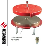 Sprzęt geodezyjny - GOECKE Punkt pomiarowego z wymuszonym centrem pod instrumenty geodezyjne 14A 14A - miniaturka - grafika 1