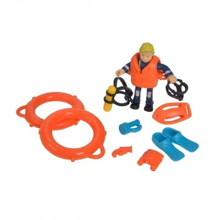 Simba Strażak Sam, łódź ratownicza Neptun, zestaw, 925-1047 - Figurki dla dzieci - miniaturka - grafika 7