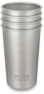 Klean Kanteen zestaw szt. kubek 296 ML Cup, Brushed Stainless ze stali nierdzewnej, 8020179 KSSC10-4PK - Akcesoria turystyczne Klean Kanteen zestaw szt. kubek 296 ML Cup, Brushed Stainless ze stali nierdzewnej, 8020179 KSSC10-4PK - Akcesoria turystyczne - miniaturka - grafika 1