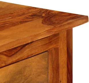 vidaXL vidaXL Szafka z 3 szufladami, 110 x 30 x 80 cm, lite drewno sheesham - Szafki do salonu - miniaturka - grafika 5