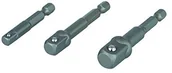 Klucze i nasadki - Wolfcraft 8797000 3 sześciokątnych adapter zapewnia na klucz nasadowy, 1,27 cm (1/2 cala), 0,95 cm (3/8 cala), 0,64 cm (1/4 cala) - miniaturka - grafika 1