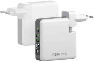 Forever Ładowarka sieciowa z bezprzewodowym power bankiem 6700mAh - Złącza, przejściówki, adaptery - miniaturka - grafika 5