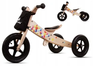 SUN BABY Rowerek Biegowy Drewniany 2w1 Twist - Rowerki biegowe - miniaturka - grafika 15