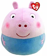 Zabawki sensoryczne - Ty Toys TY - Squish a Boo świnka Peppa George - 20 cm 39316 - miniaturka - grafika 1