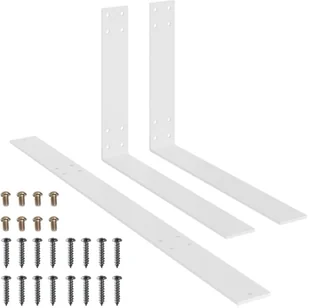 vidaXL Oparcie do sofy z palet białe 70 cm żelazo 315789 - Pozostałe meble ogrodowe - miniaturka - grafika 9