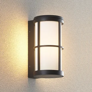 LUCANDE Lucande Kelini kinkiet zewnętrzny, ciemnoszary - Lampy ogrodowe - miniaturka - grafika 3