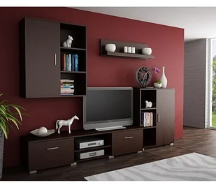 Zestaw mebli do salonu pod tv W2-H20 - Meblościanki Zestaw mebli do salonu pod tv W2-H20 - Meblościanki - miniaturka - grafika 1