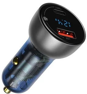 Baseus Baseus Particular | Ładowarka samochodowa 65W Quick Charge 4.0+ Power Delivery 3.0 Huawei SCP 5A 2xUSB CCKX-C0G - Ładowarki samochodowe - miniaturka - grafika 10