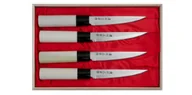 Noże kuchenne - Satake Cutlery Satake Megumi Zestaw 4 noży do steków STEAK4P - miniaturka - grafika 1