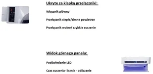 445 SZANI Kieszeniowa automatyczna suszarka do rąk moc 2050W) 44578404 78404-uniw - Suszarki do rąk i włosów - miniaturka - grafika 7
