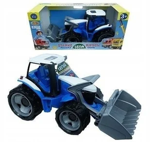 Lena Ciągnik z łyżką 62 cm czerwony GXP-507173 - Samochody i pojazdy dla dzieci - miniaturka - grafika 4