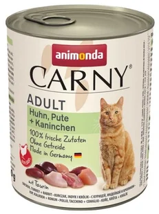 Animonda Carny Carny Adult Kurczak, Indyk + Królik puszka 800g - Mokra karma dla kotów Animonda Carny Carny Adult Kurczak, Indyk + Królik puszka 800g - Mokra karma dla kotów - miniaturka - grafika 1