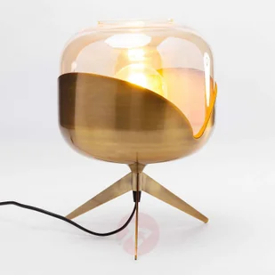 KARE Golden Goblet Ball lampa stołowa, mosiądz - Lampy stojące - miniaturka - grafika 4