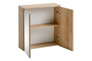 Comad REMIK RIVIERA OAK 842 60 Szafka z lustrem 60 cm dąb riviera - Szafki łazienkowe - miniaturka - grafika 2