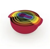 Miski i półmiski - Joseph Joseph JJ Zestaw misek i miarek czerwony Nest 9 Plus ODBIERZ RABAT 5% NA PIERWSZE ZAKUPY 40080 [9847736] - miniaturka - grafika 1