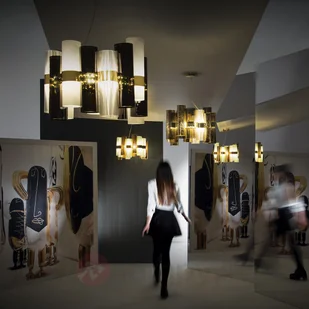 Stylowa designerska lampa wisząca LED LA LOLLO - Lampy sufitowe - miniaturka - grafika 2